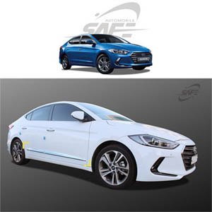 [ Elantra 2016(Avante AD) auto parts ] Chrome Side Under Line Molding Made in Korea